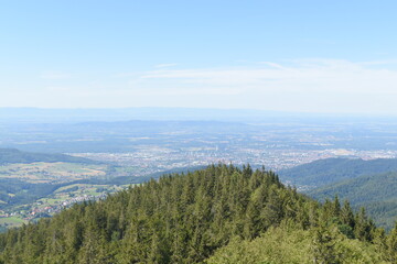 view of the mountains