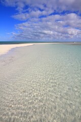 Sunny beach in Cayo Guillermo, Cuba