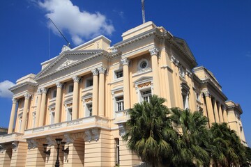 Fototapeta na wymiar Santiago De Cuba city architecture