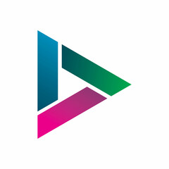 triangle ful color logo design