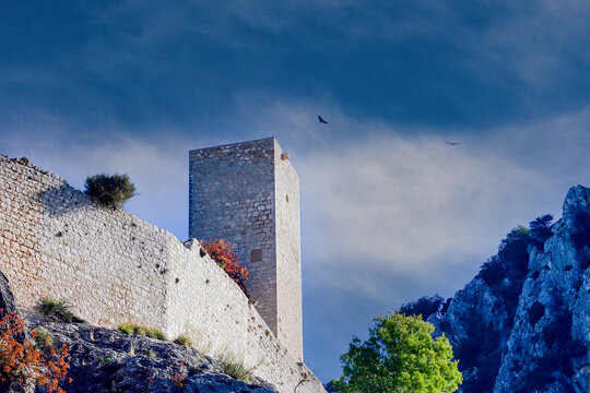 Arab castle in the town of Tiscar, Quesada, Jaen