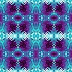 Fototapeta premium Digital fractal pattern. Abstract background.