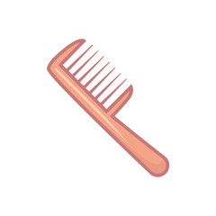 Vector color icon with comb