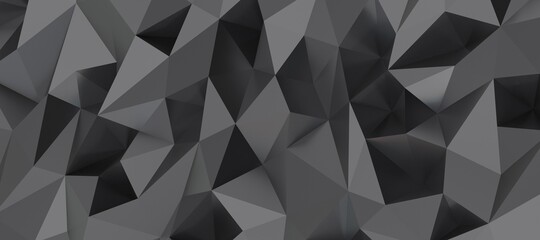 shape. Distorted low poly backdrop with sharp lines.
