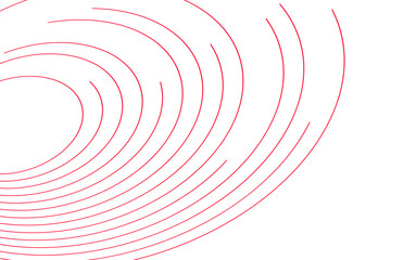 abstract background with circles. red minimal round lines Wavy background. Abstract texture line pattern background