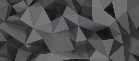 shape. Distorted low poly backdrop with sharp lines.