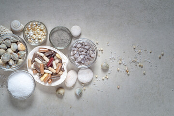 Dietary supplements or medicines from sea minerals in capsules