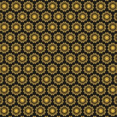 pattern with sunflowers