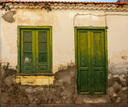 SAN SEBASTIAN, LA GOMERA, Kanarische Inseln: Historische Altstadt / Innenstadt mit alten Häusern