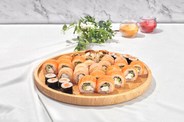 set of rolls on a neutral light background