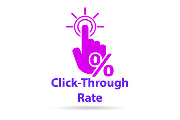 CTR click through rate concept illustration