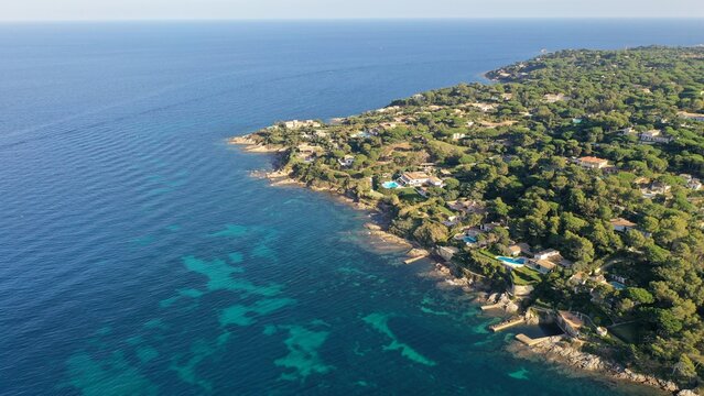 golfe de Saint-Tropez dans le var en Provence sud de la France