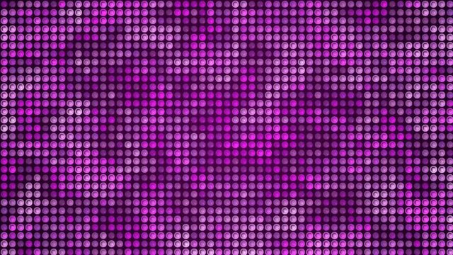 Animation background. Texture mosaic movement, circles. Love button design. Valentine's day. blocks construction. Combination of pink flowers. Banner holidays, business, social networks. 4k