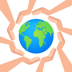 Abstract teamwork hands sign for concept design. Business concept. Teamwork, cooperation.