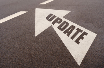 Markings and an arrow with the inscription - UPDATE