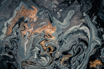 Traditional Ottoman Turkish marbling art. Natural Luxury. EBRU- Ancient oriental drawing technique. Extra special and luxurious- ORIENTAL ART. Ripples of agate.