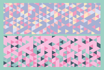 Set de 2 banners retro vectoriales geometricos
fondo patrón geométrico retro