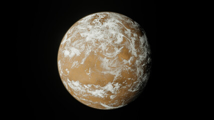 wüstenplanet sci-fi illustration © R. S.