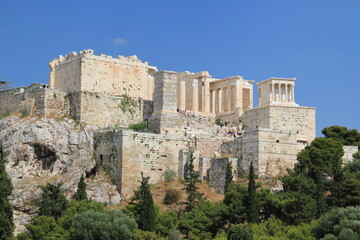 View of the Akropolis in Athens
