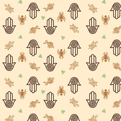 texture from elements in ethnic style