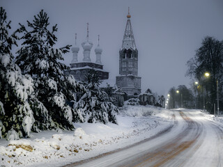 Church in the winter