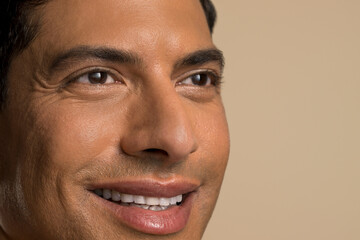 Close-up of smiling man