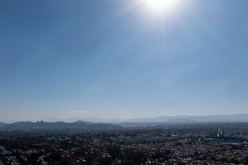 Vista Panorámica de Cuautitlán Izcalli. México