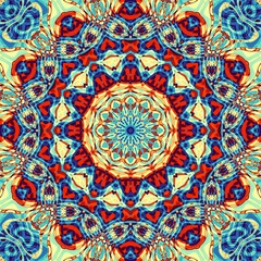 Abstract mandala background. Fractal pattern.