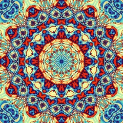 Abstract mandala background. Fractal pattern.