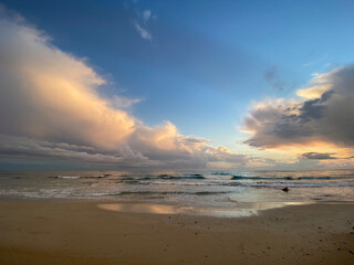 Fototapeta premium sunset on the beach