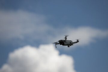 Fototapeta na wymiar drone in flight