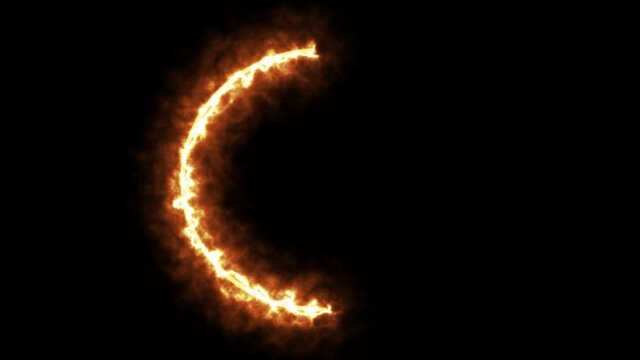 Abstract round motion graphic element. Perfect for background or logo placement. . , 4K loop
