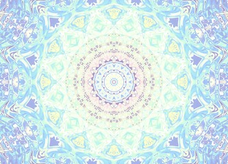 Digital fractal pattern. Abstract background.