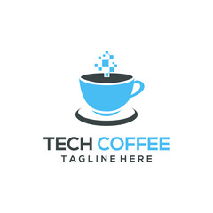 coffee modern Logo design Concept