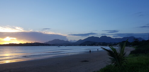 Evening on the beach