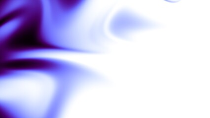 Abstract fractal pattern on white blank background. Horizontal background with aspect ratio 16 : 9