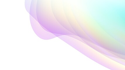 Abstract fractal pattern on white blank background.