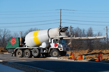 concrete mixer truck cement industry heavy