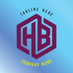 HB  lettering logo is simple, easy to understand and authoritative