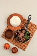 Sei Sapi or Beef Sei is Indonesia Traditional Smoked Beef