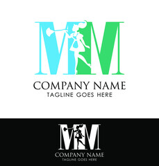 Housekeeper Maid Logo Sign 