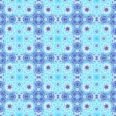 Abstract mosaic art pattern. Seamless ornament.