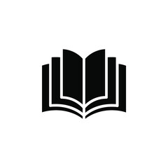 Book, Read, Library, Study Solid Icon, Vector, Illustration, Logo Template. Suitable For Many Purposes.