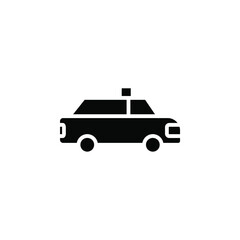 Cab, Taxi, Travel, Transportation Solid Icon, Vector, Illustration, Logo Template. Suitable For Many Purposes.