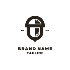 Obraz premium vintage beans logo template