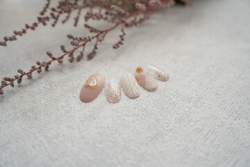 ネイルデザイン ネイルチップ ジェルネイル / nail tip sample