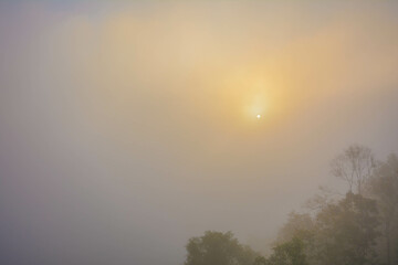 Fototapeta premium Travel on the top of the mountain 