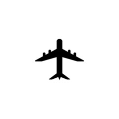 plane icon simple design vector