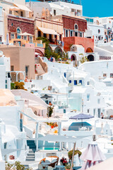 Oia Santorini, Greece Hillside