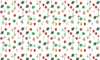 Abstract Fabric pattern Texture Background.